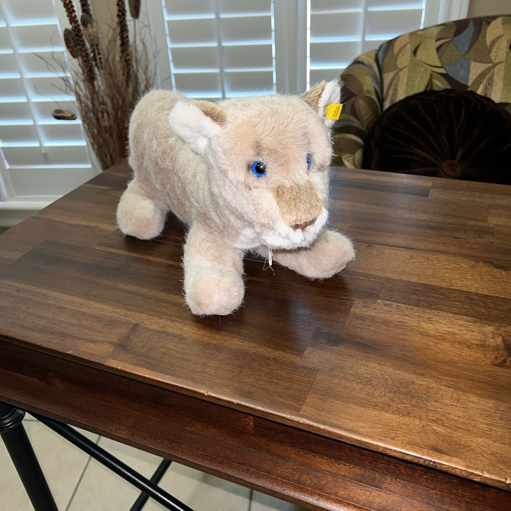 Vintage‎ STEIFF DROLLY playful Puma CUB Cat